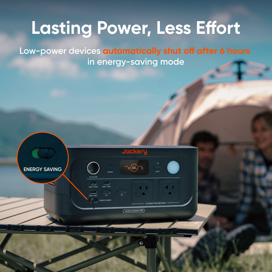 Jackery Explorer 600 v2 Portable Power Station, 570Wh LiFePO4 Battery Solar Generator with 800W AC Output (1600W Surge), 1-Hour Fast Charging, Dual 100W USB-C PD Ports