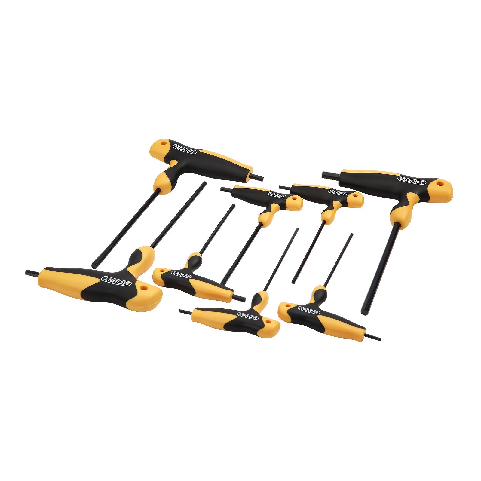 Mount 8PCS T-Handle Hex Key Set, Metric