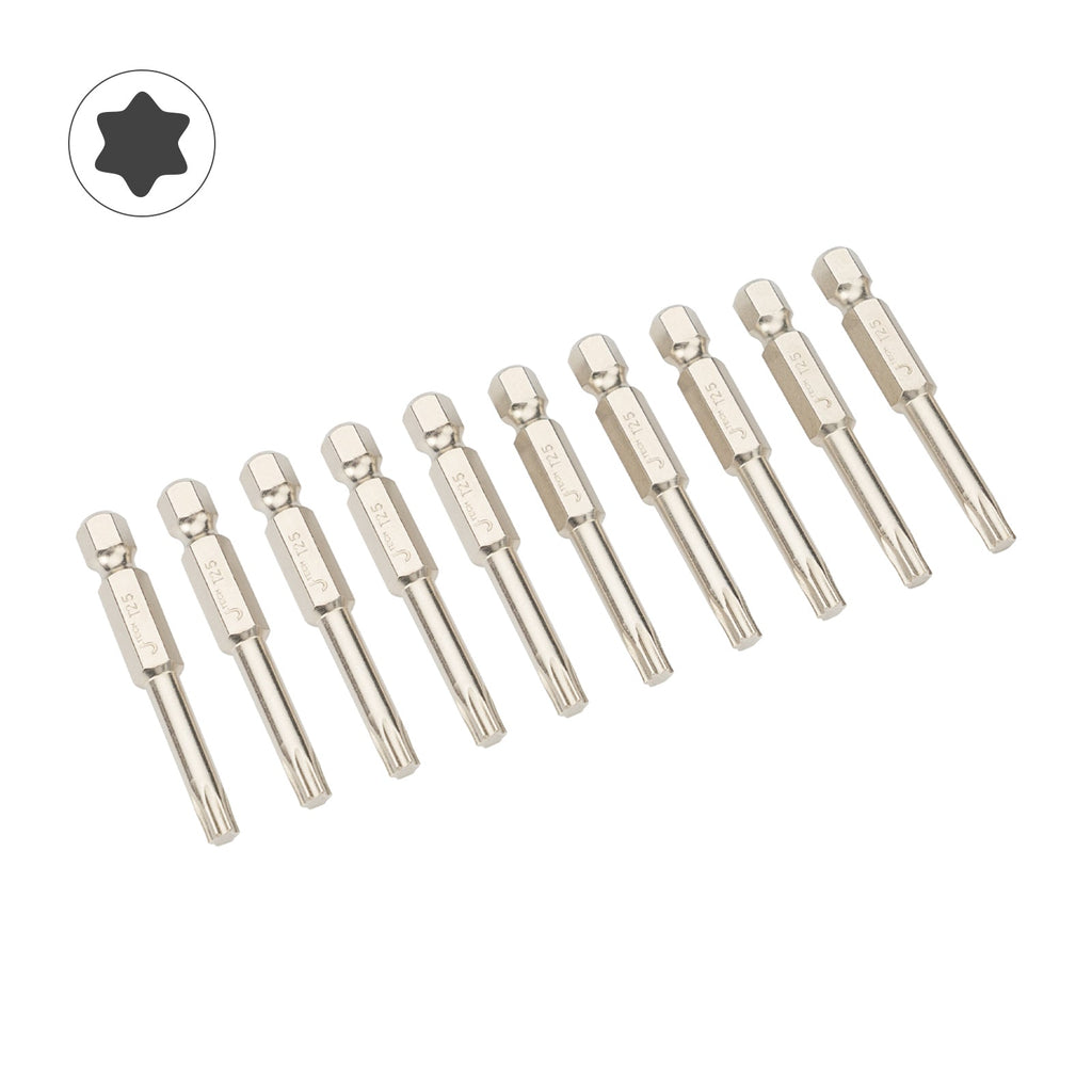 Jetech 50mm T25 magnetic torx bits 10pcs