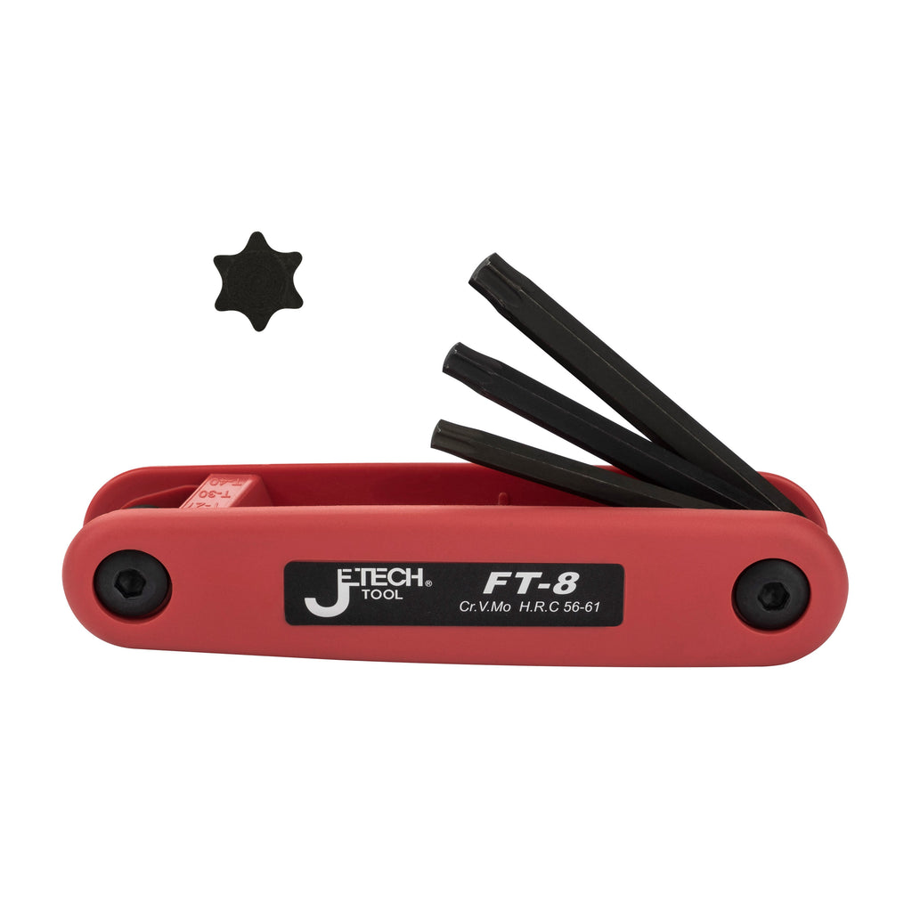 Jeu de clés Torx pliantes Jetech (T9 - T40), 8 pièces