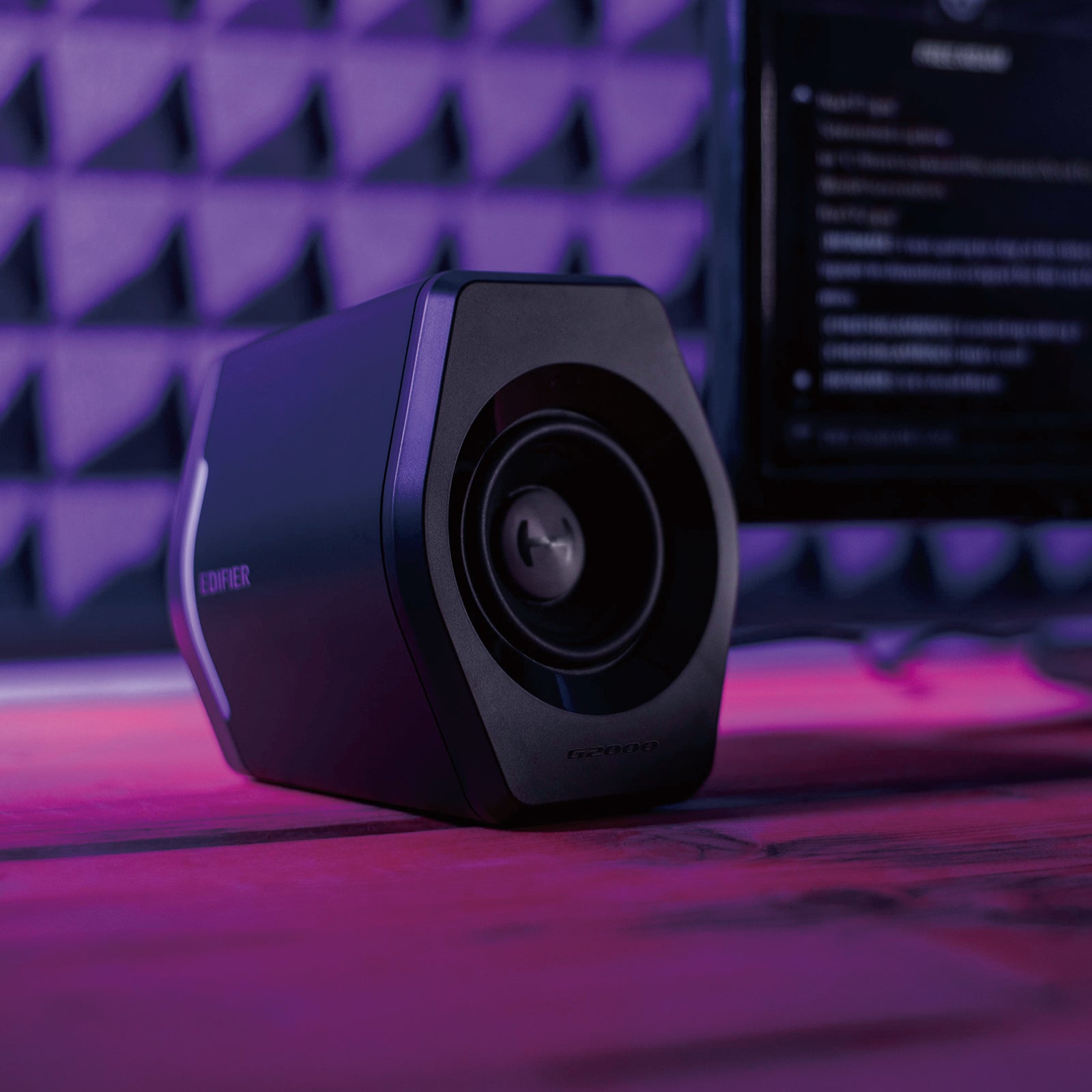Edifier G2000 32W PC Gaming Computer Speakers for Laptop Mac Desktop Computer Woofer Speakers Bluetooth USB 3.5mm AUX Inputs RGB Lights Multimedia Speakers