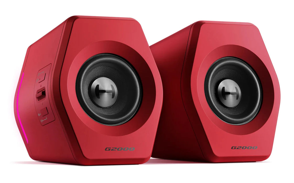 Edifier G2000 32W PC Gaming Computer Speakers for Laptop Mac Desktop Computer Woofer Speakers Bluetooth USB 3.5mm AUX Inputs RGB Lights Multimedia Speakers