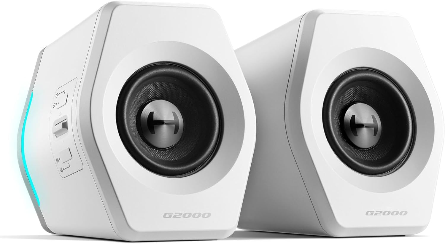 Edifier G2000 32W PC Gaming Computer Speakers for Laptop Mac Desktop Computer Woofer Speakers Bluetooth USB 3.5mm AUX Inputs RGB Lights Multimedia Speakers