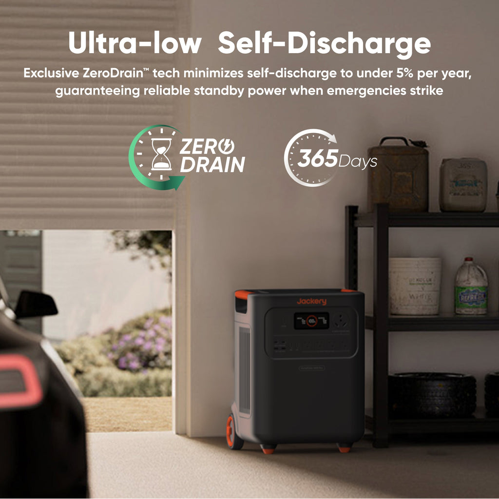 Jackery HomePower 3600 Plus Générateur Solaire Portable, Sortie AC 3600W, Générateur Solaire LFP 3584Wh, Extensible jusqu'à 21kWh, Alimentation de Secours Essentielle pour la Maison, les Urgences, les VR (Panneau Solaire en Option)