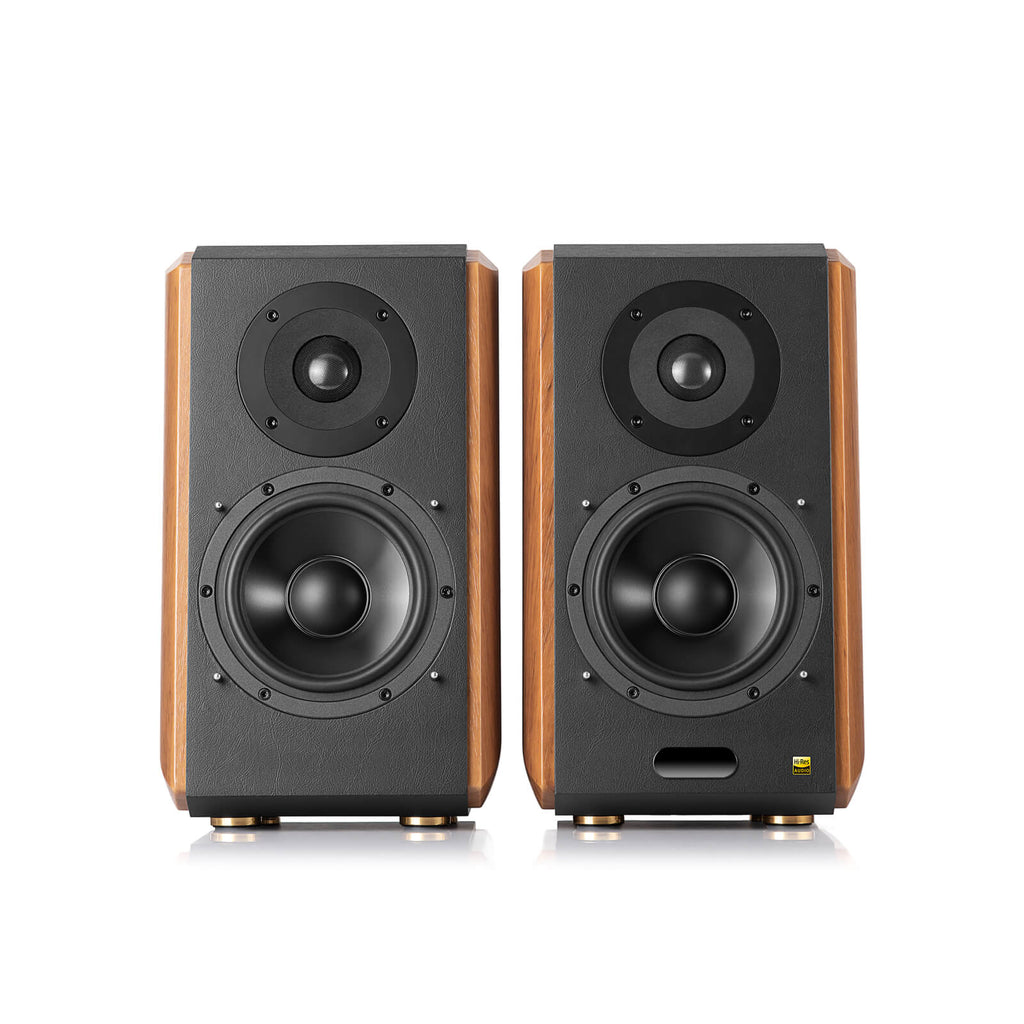 Enceintes de bibliothèque actives audiophiles Edifier S1000MKII 2.0 - Haut-parleurs 120 W Bluetooth 5.0 avec aptX HD - Entrée optique - Enceinte de monitoring de proximité amplifiée S1000MK2 avec amplificateur de classe D