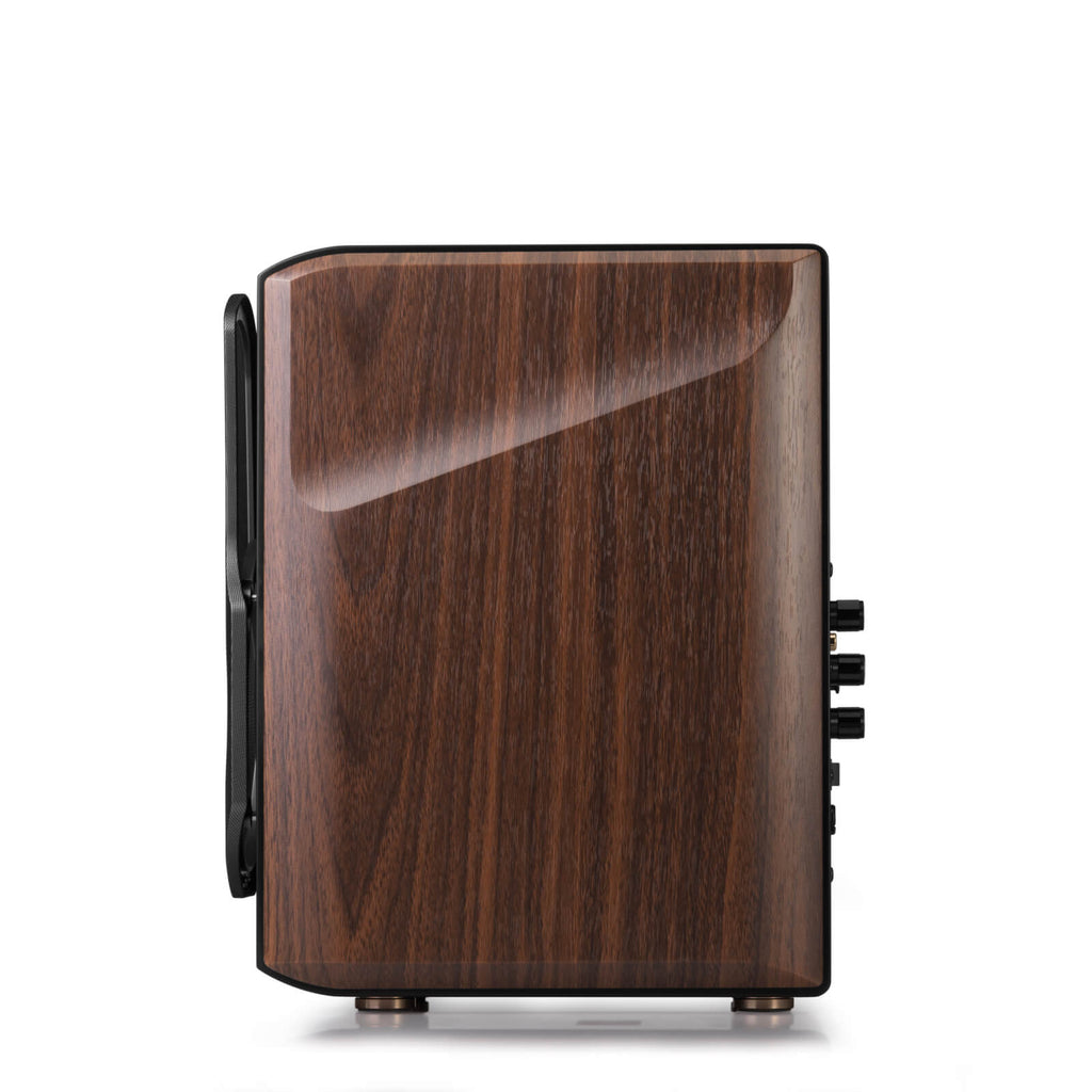 Enceintes de bibliothèque actives Edifier S2000MKIII Bluetooth 2.0 - S2000MK3 Enceintes de monitoring de studio tri-amplifiées actives 130 W pour audiophiles avec entrée sans fil, ligne et optique