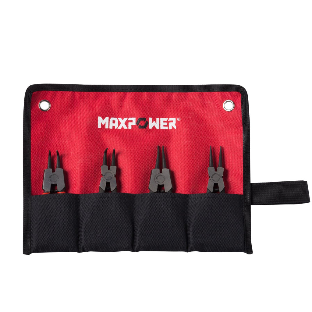 Jeu de 4 pinces à circlips MAXPOWER traitées thermiquement