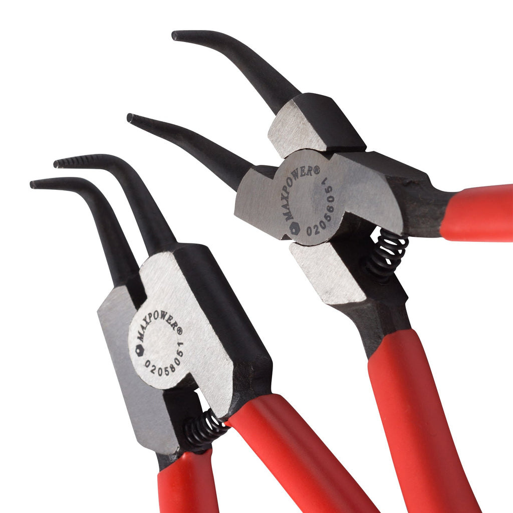 Jeu de 4 pinces à circlips MAXPOWER traitées thermiquement