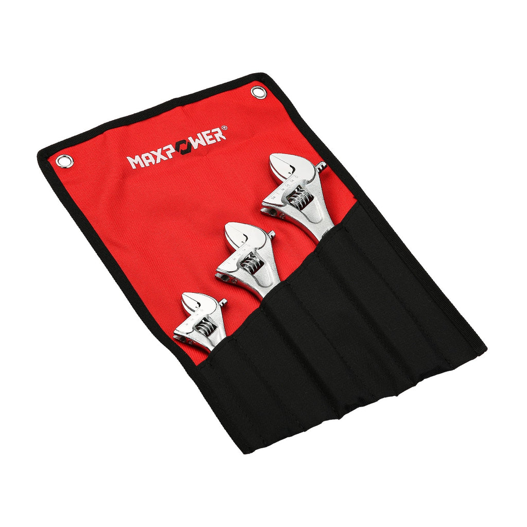 MAXPOWER Jeu de clés à molette (6 po, 8 po, 10 po), CR-V, 3 pièces
