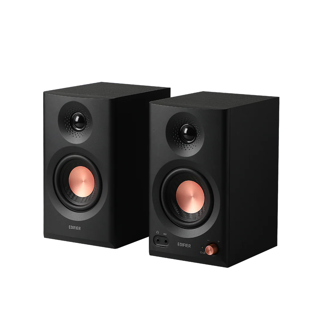 Edifier MR3 Powered Studio Monitor Speakers, Hi-Res Audio Certified Bluetooth V5.4 Active Bookshelf Speakers, 2.0 Computer Speaker with Headphone Output RCA AUX Balanced TRS Input