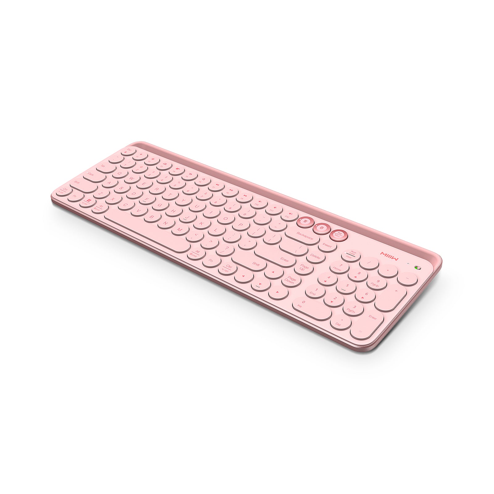 MIIIW K02 Bluetooth Keyboard-Sakura Pink