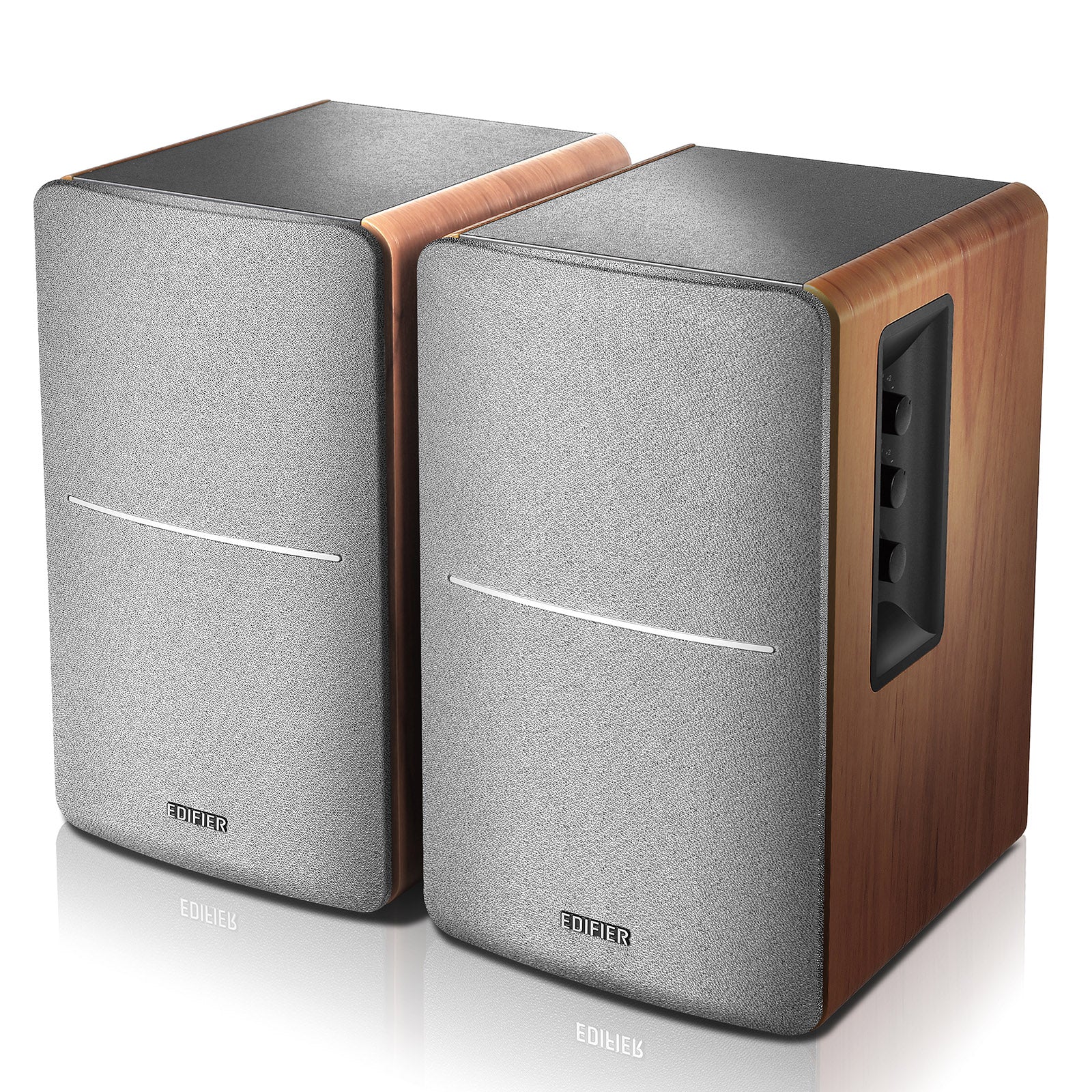 Edifier R1280DB Powered Bluetooth Bookshelf Speakers - Optical Input - Wireless Studio Monitors - 4 Inch Near Field Speaker - 42w RMS