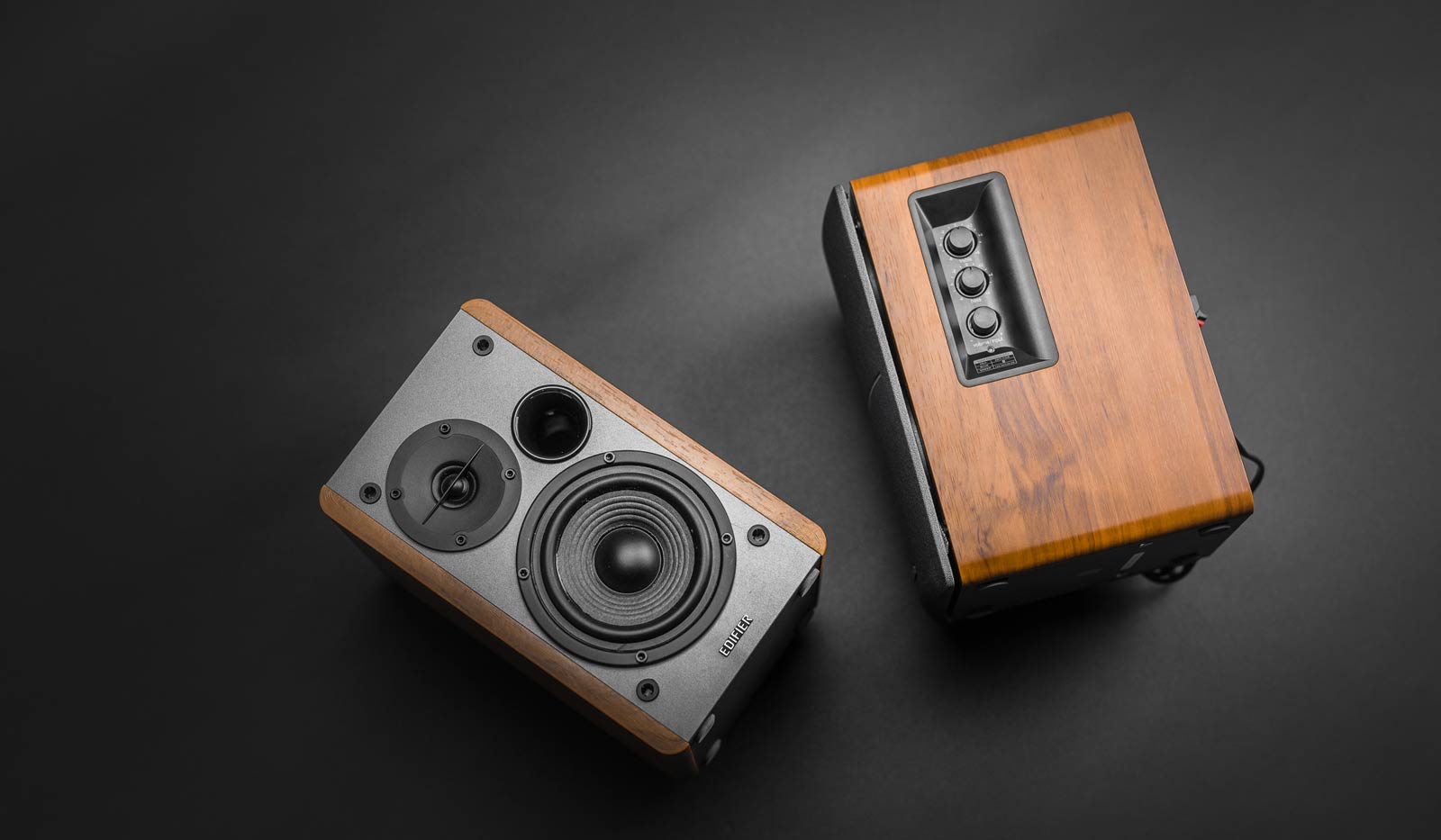 Haut-parleurs d'étagère Bluetooth actifs Edifier R1280DB - Entrée optique - Moniteurs de studio sans fil - Haut-parleur de proximité de 4 pouces - 42 W RMS