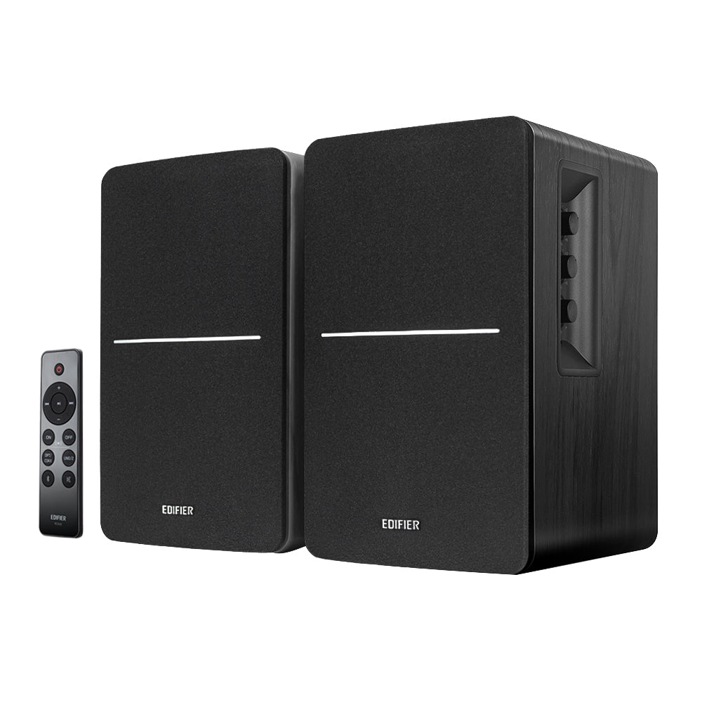 Certified Refurbished Edifier R1280DBs Active Bluetooth Bookshelf Speakers - Optical Input - 2.0 Wireless Studio Monitor Speaker - 42W RMS with Subwoofer Line Out