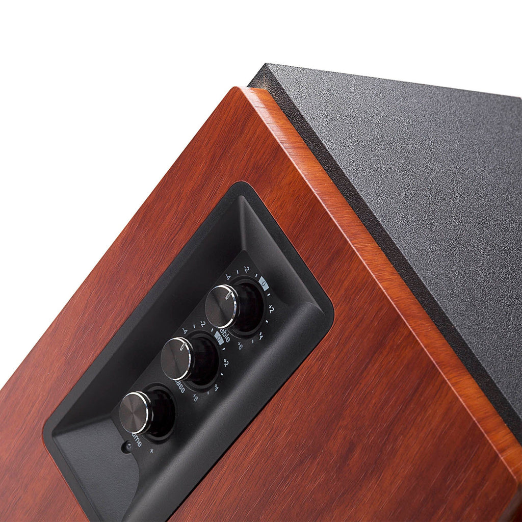 Haut-parleurs d'étagère Bluetooth Edifier R1700BT – Haut-parleur actif en bois 2.0 alimenté