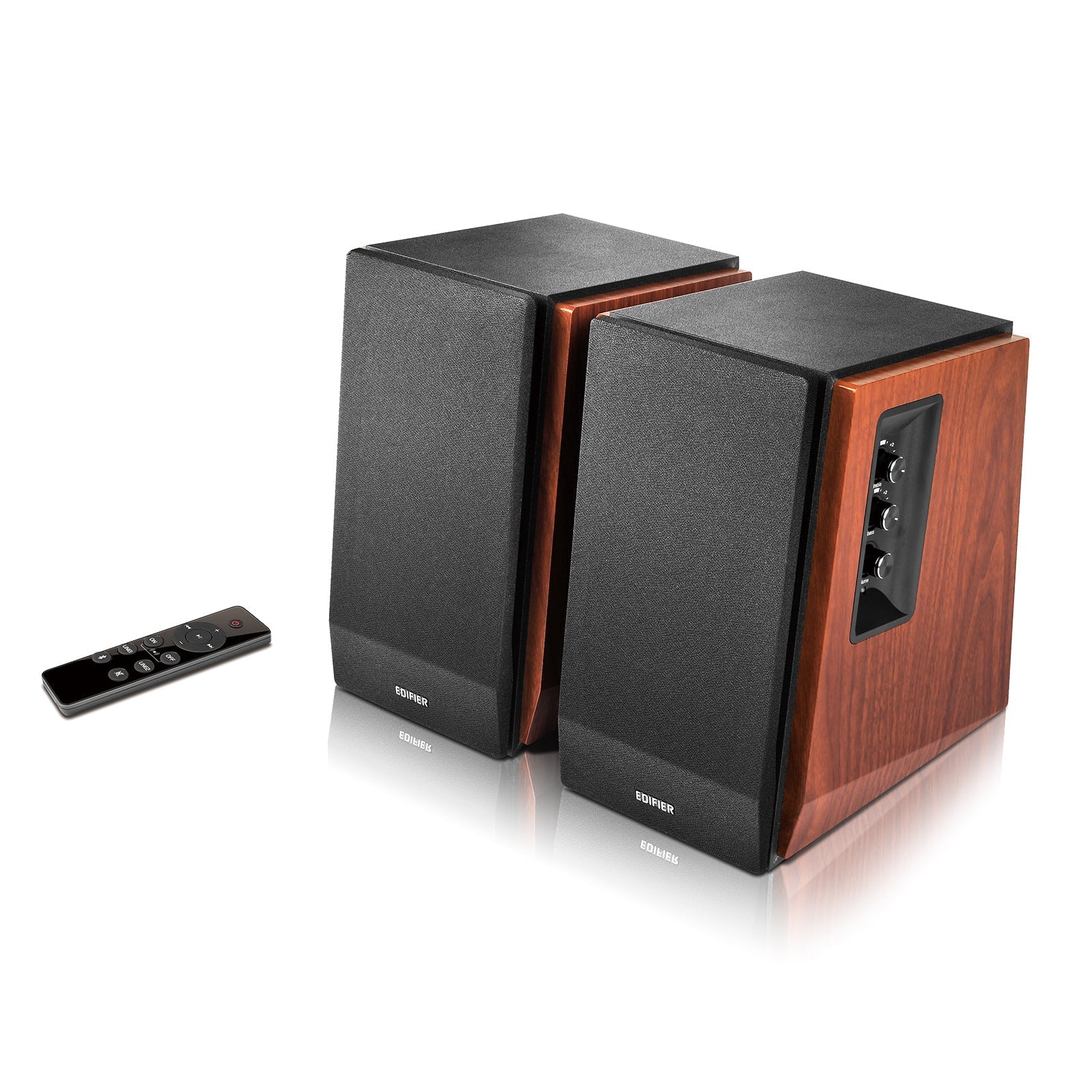 Edifier R1700BTs Active Bluetooth Bookshelf Speakers - 2.0 Wireless Near Field Studio Monitor Speaker - 66w RMS with Subwoofer Line Out - Wooden Enclosure