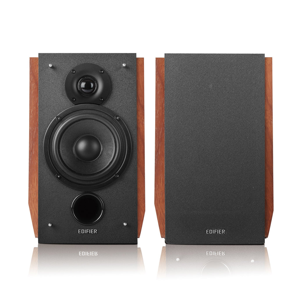 Haut-parleurs d'étagère Bluetooth actifs Edifier R1700BTs - Haut-parleur moniteur de studio sans fil 2.0 en champ proche - 66 W RMS avec sortie ligne pour caisson de basses - Coffret en bois