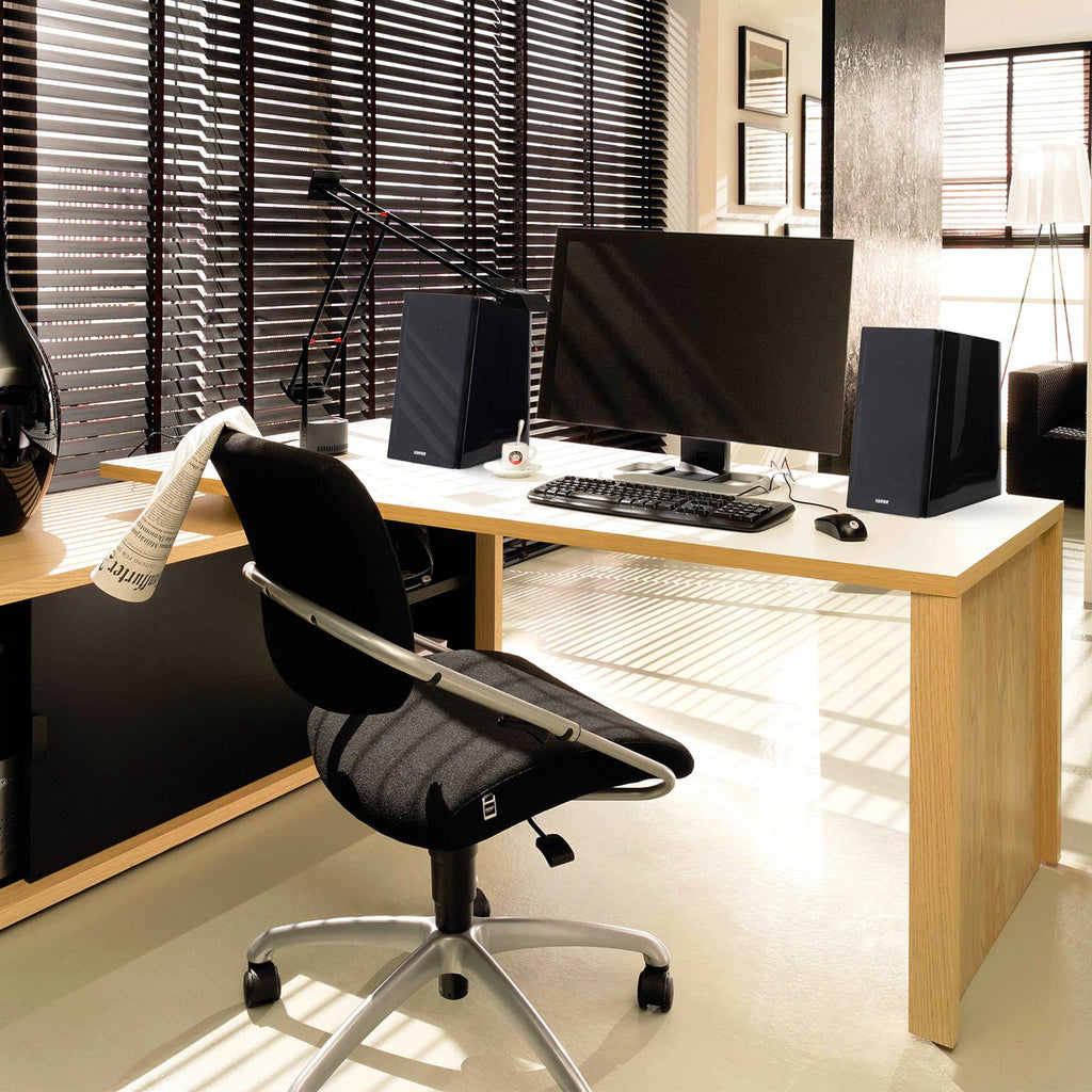 Edifier R2000DB Enceintes de bibliothèque Bluetooth amplifiées - Moniteurs de studio de proximité - Entrée optique - 120 Watts RMS