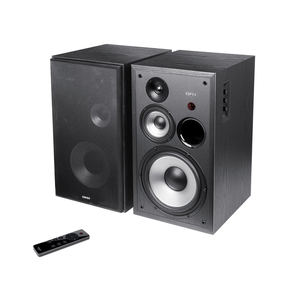 Edifier R2850DB 3-Way Active Speakers, 150W RMS Tri-Amp Speaker, 3-Way Powered Bookshelf Speaker, 2.0 Active Studio Monitor Speakers, Bluetooth V5.1 Wireless Speaker with Sub-out