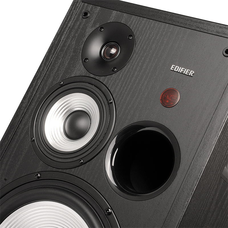 Edifier R2850DB 3-Way Active Speakers, 150W RMS Tri-Amp Speaker, 3-Way Powered Bookshelf Speaker, 2.0 Active Studio Monitor Speakers, Bluetooth V5.1 Wireless Speaker with Sub-out