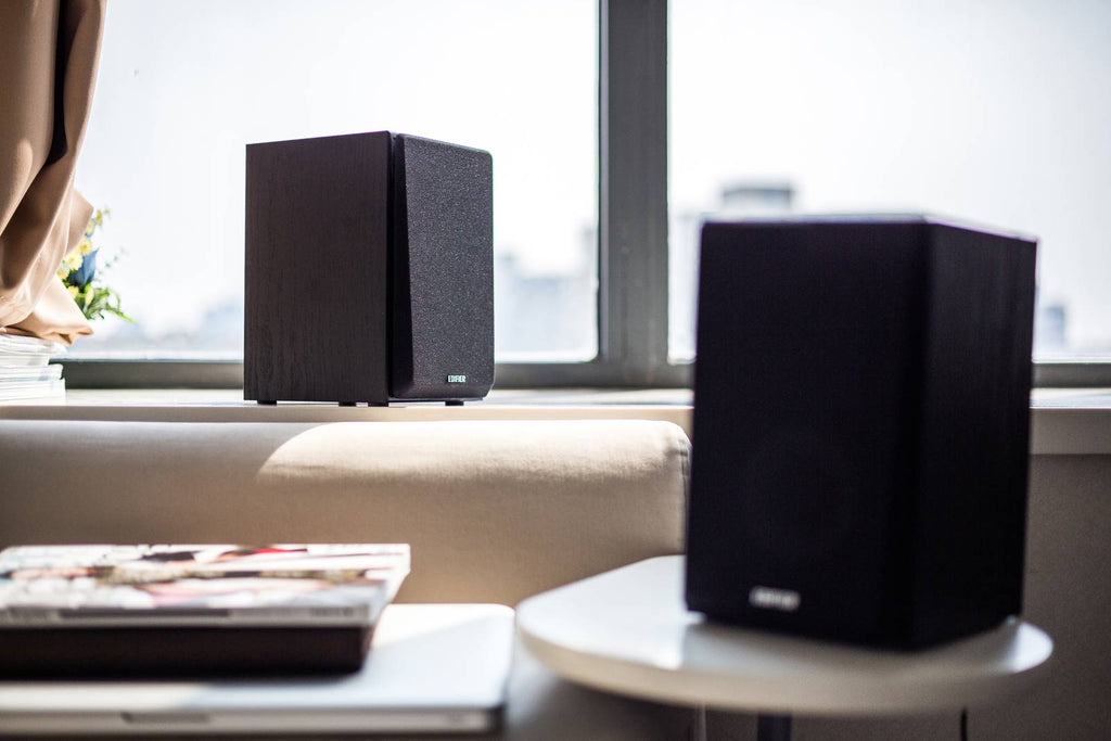Edifier R980T Enceintes de bibliothèque actives 4" - Haut-parleurs 2.0 pour ordinateur - Moniteurs de studio amplifiés (paire)