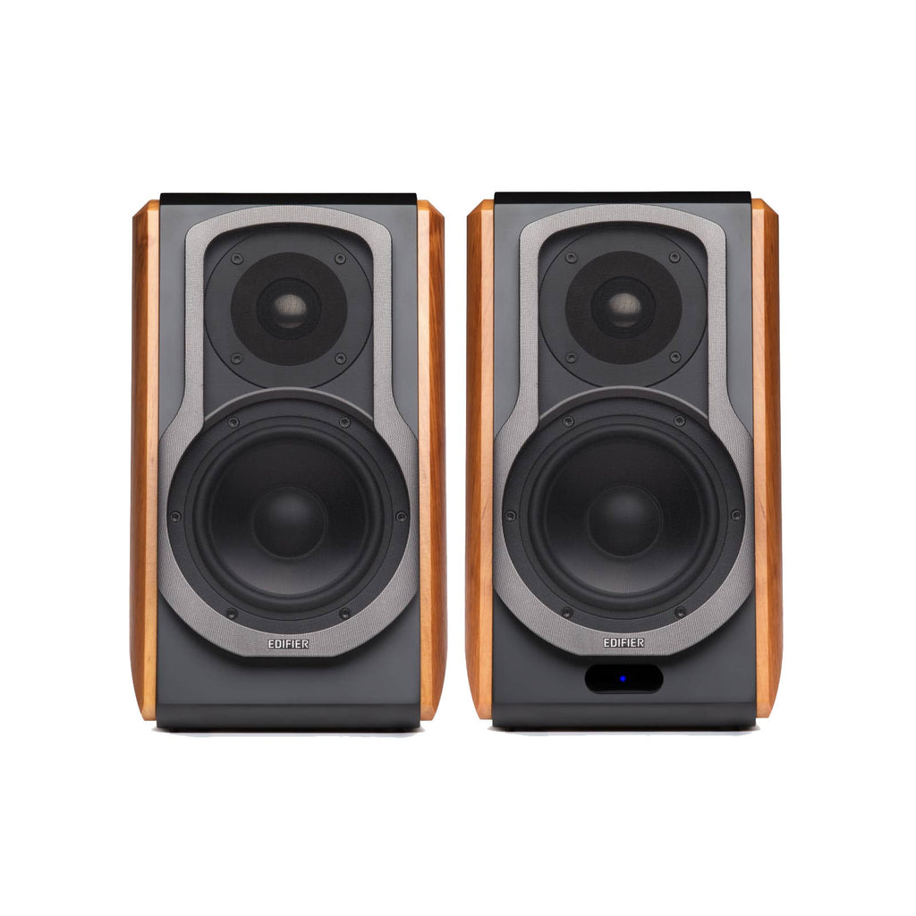Enceintes de bibliothèque actives Edifier S1000DB Audiophile – Bluetooth 4.0 – Entrée optique – Enceinte de monitoring de proximité amplifiée