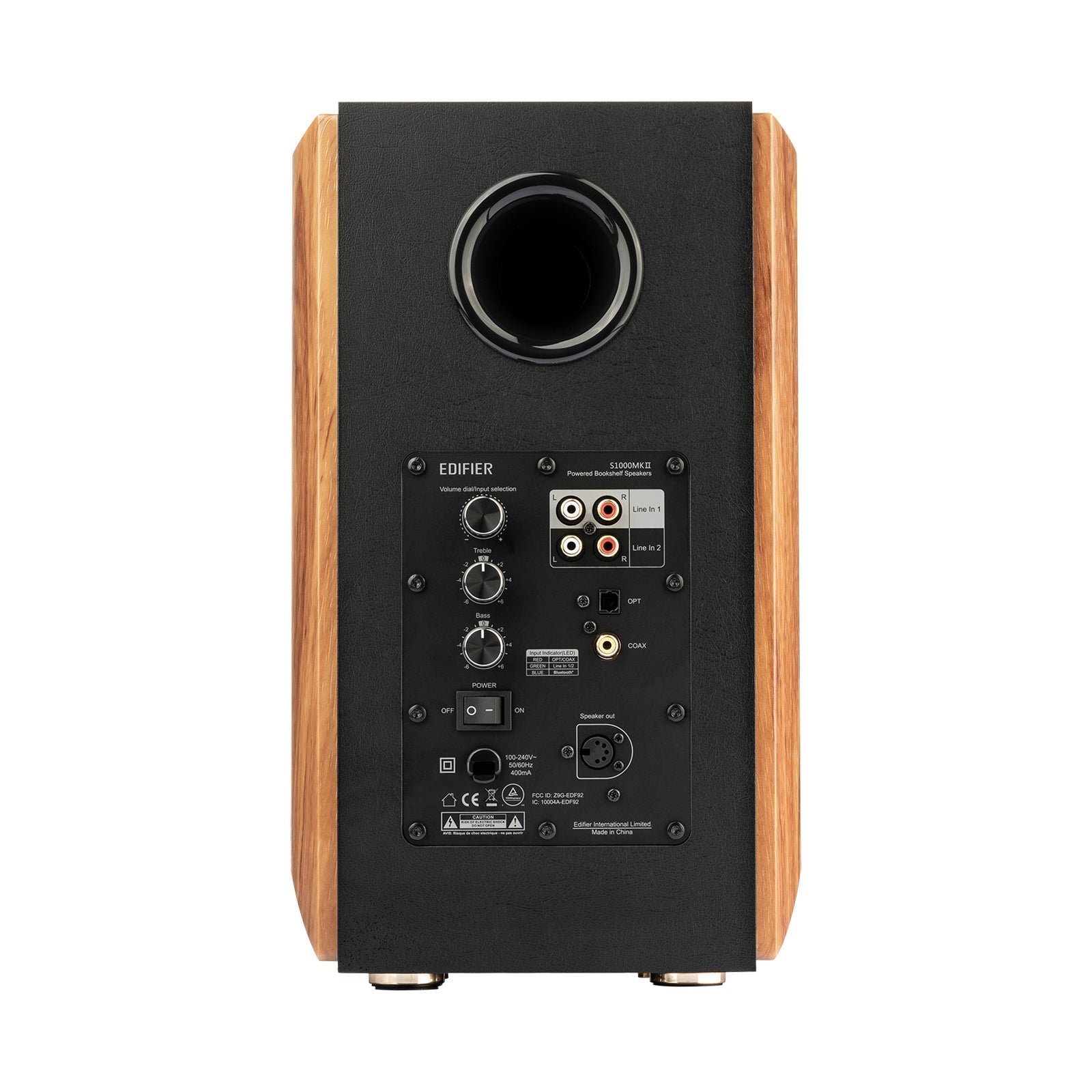 Edifier S1000MKII Audiophile Active Bookshelf 2.0 Speakers - 120w Speakers Bluetooth 5.0 with aptX HD - Optical Input - S1000MK2 Powered Near-Field Monitor Speaker with Class D Amp