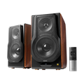 Enceintes actives Edifier S3000MKII, enceintes de bibliothèque sans fil amplifiées avec haut-parleurs médium-graves à diaphragme en aluminium et tweeters magnétiques planaires, Bluetooth 5.0 et audio haute résolution