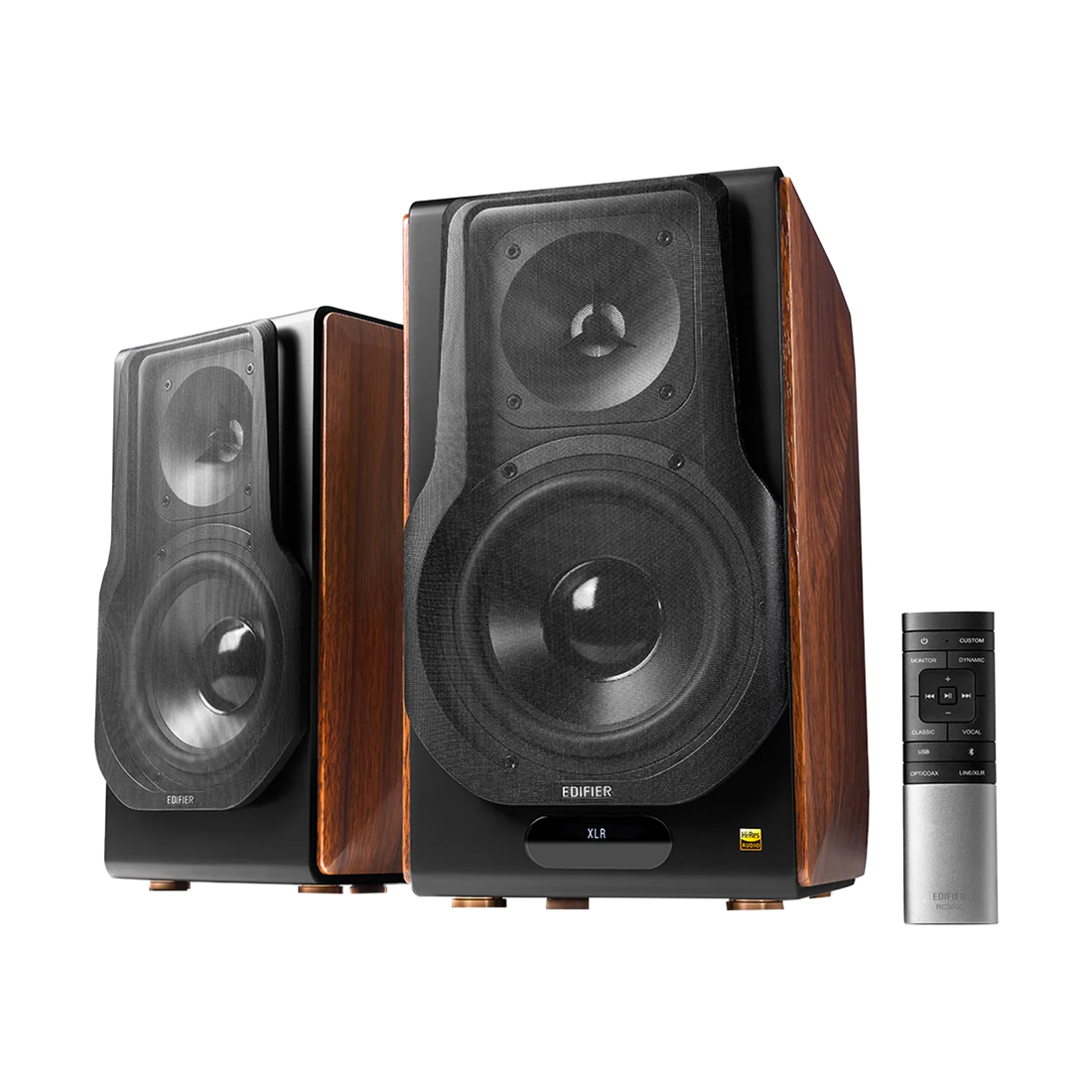 Edifier S3000MKII Active Speakers, Powered Wireless Bookshelf Speakers with Aluminum Diaphragm Mid-Bass Drivers and Planar Magnetic Tweeters, Bluetooth 5.0 and Hi-Res Audio