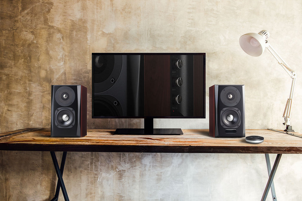Edifier S350DB Bookshelf Speaker and Subwoofer 2.1 Speaker System Bluetooth v5.1 aptX Wireless Sound For Computer Rooms, Living Rooms and Dens