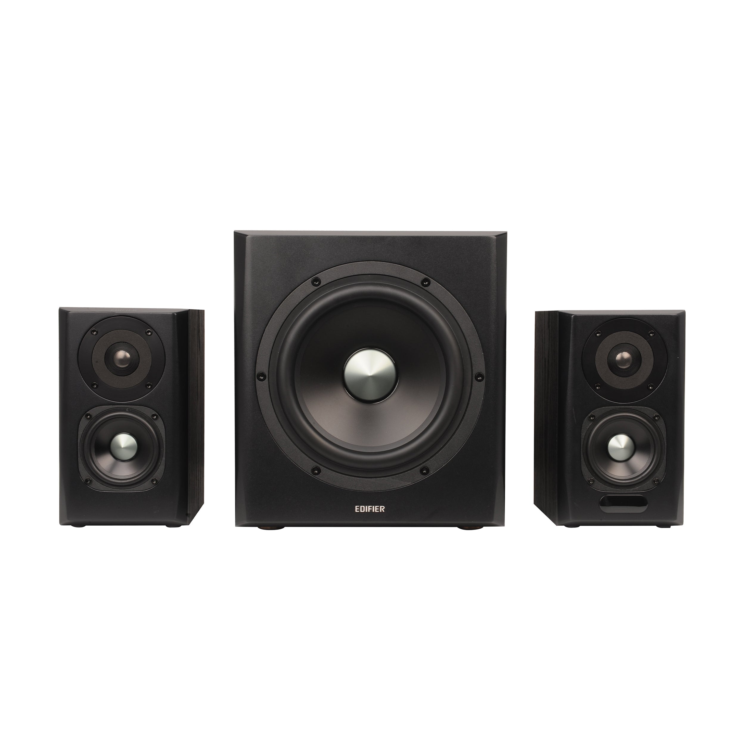 Edifier S351DB Bookshelf Speaker and Subwoofer 2.1 Speaker System Bluetooth V5.1 aptX Wireless Sound for Computer Rooms, Living Rooms & Dens