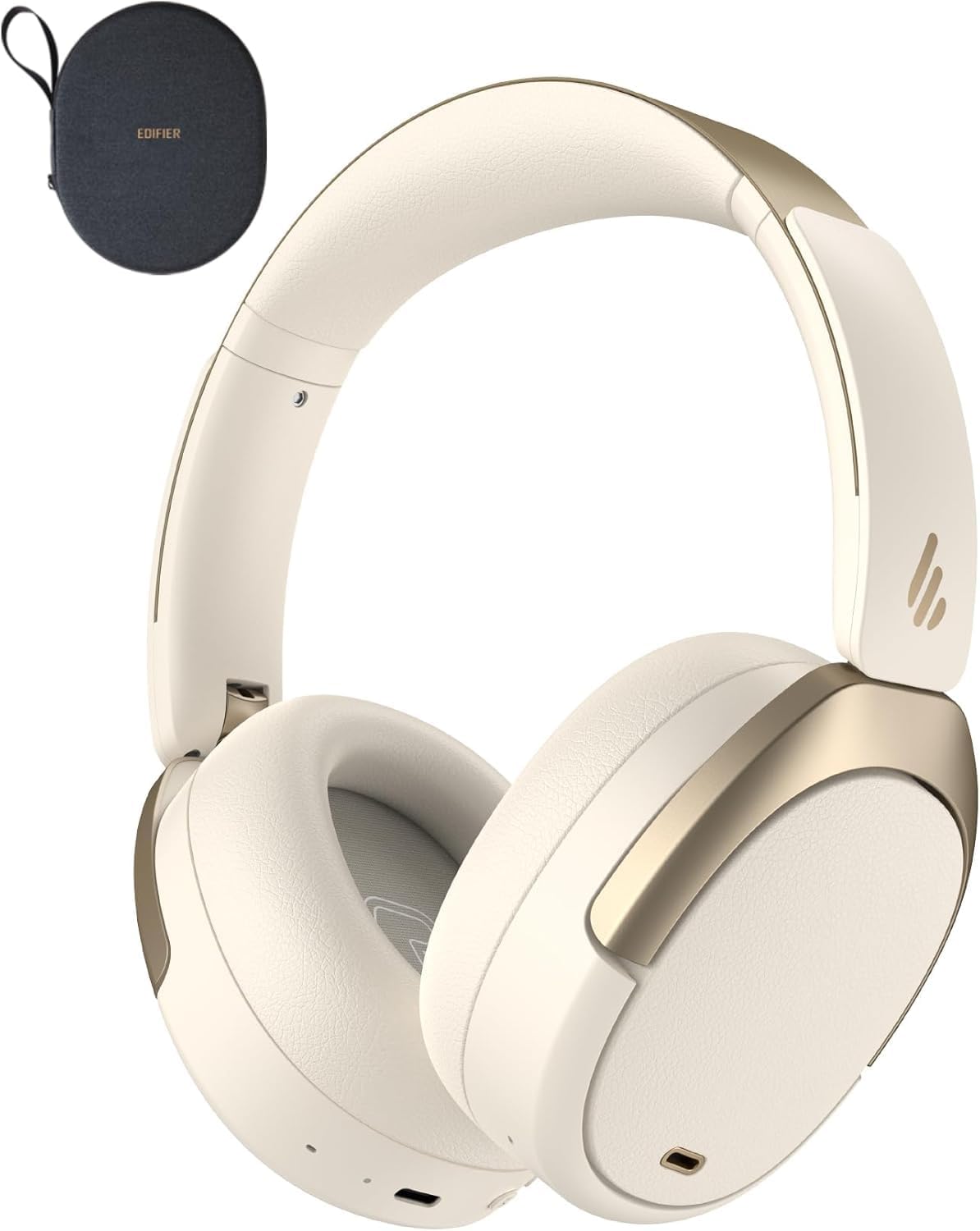 Edifier WH950NB Gen 2 Wireless Hybrid Active Noise Cancelling Headphones, Hi-Res Audio with LDAC 8-Level ANC, Spatial Sound 80H Playtime Bluetooth 5.4 Foldable 3.5mm AUX, Travel Case