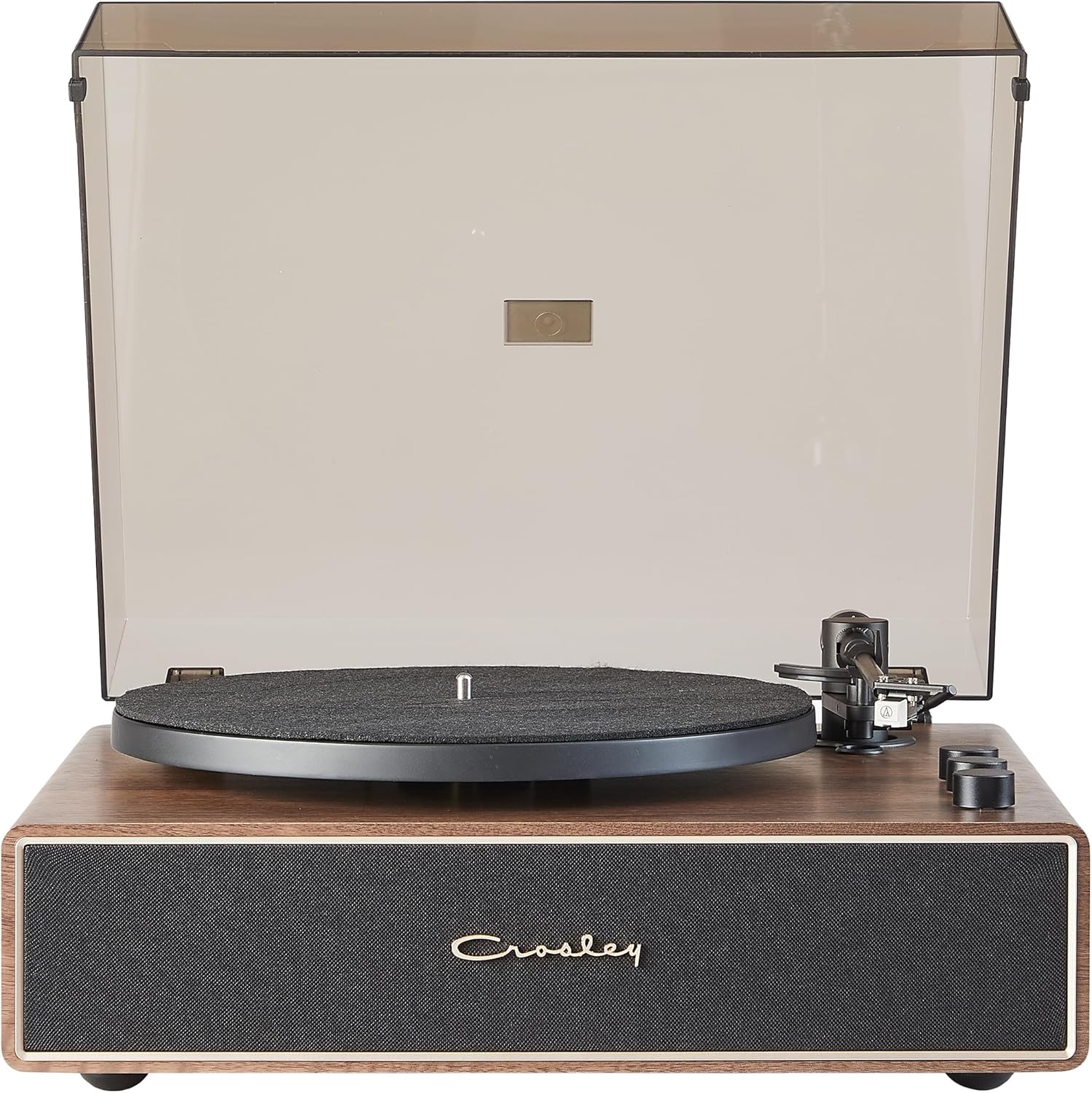 Crosley CR6046A-WAGL Stave 2-Speed Bluetooth Record Player Turntable