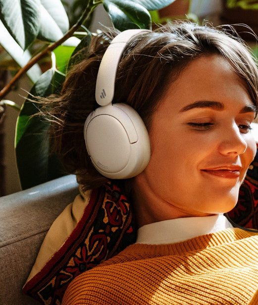 Casque supra-auriculaire Bluetooth Edifier V80 à réduction de bruit active hybride, sans fil, avec 45h d'autonomie, audio haute résolution filaire, chargement rapide, connexion multipoint pour les voyages et le bureau