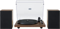 Crosley C62C-WA Record Player with Speakers, Walnut