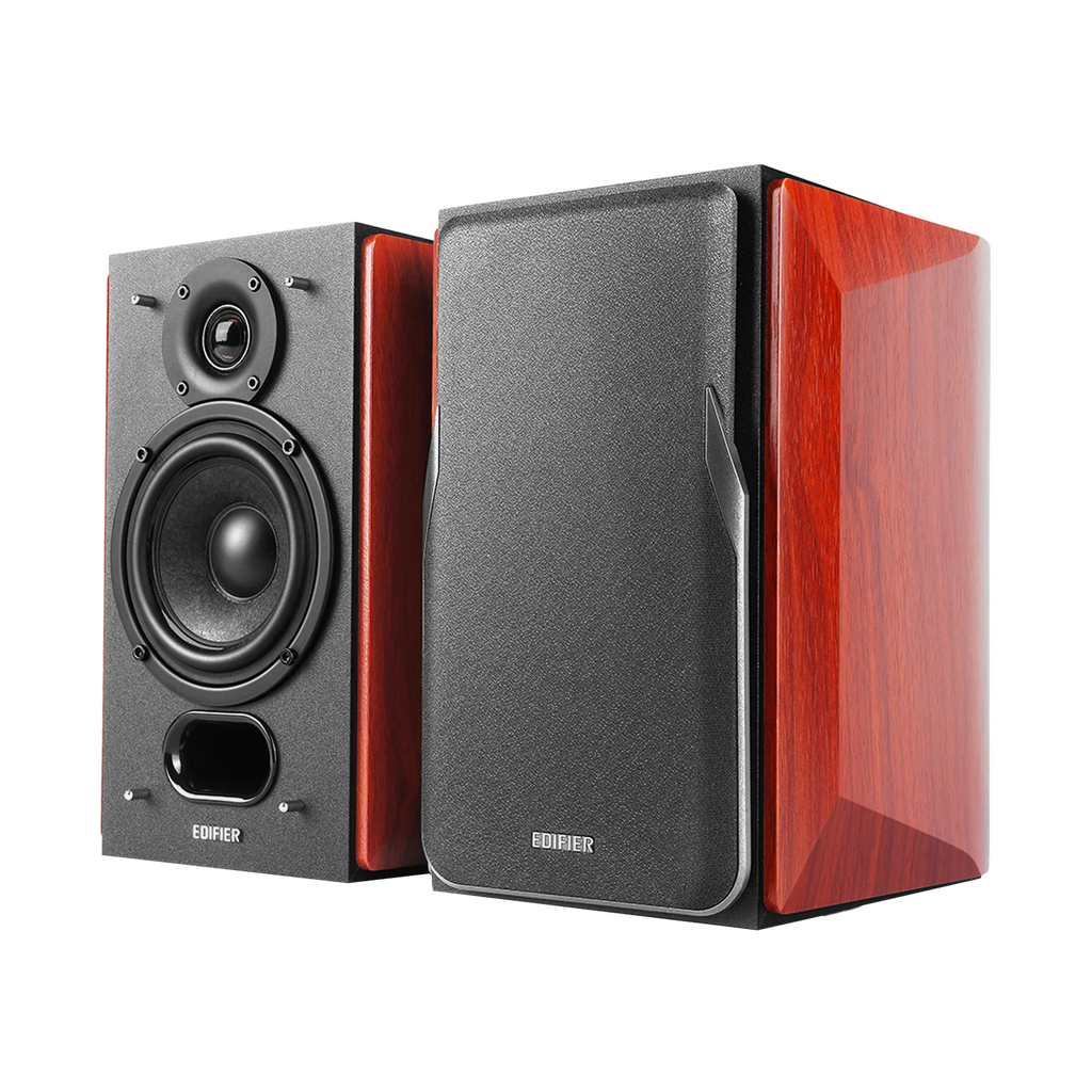 Edifier P17 Passive Bookshelf Speakers - 2-way Speakers with Built-in Wall-Mount Bracket - Perfect for 5.1, 7.1 or 11.1 side / rear surround setup - Pair - Needs amplifier or receiver to operate