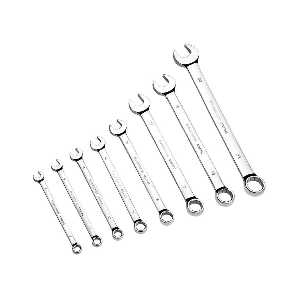 8pcs Metric Combination Wrench Set