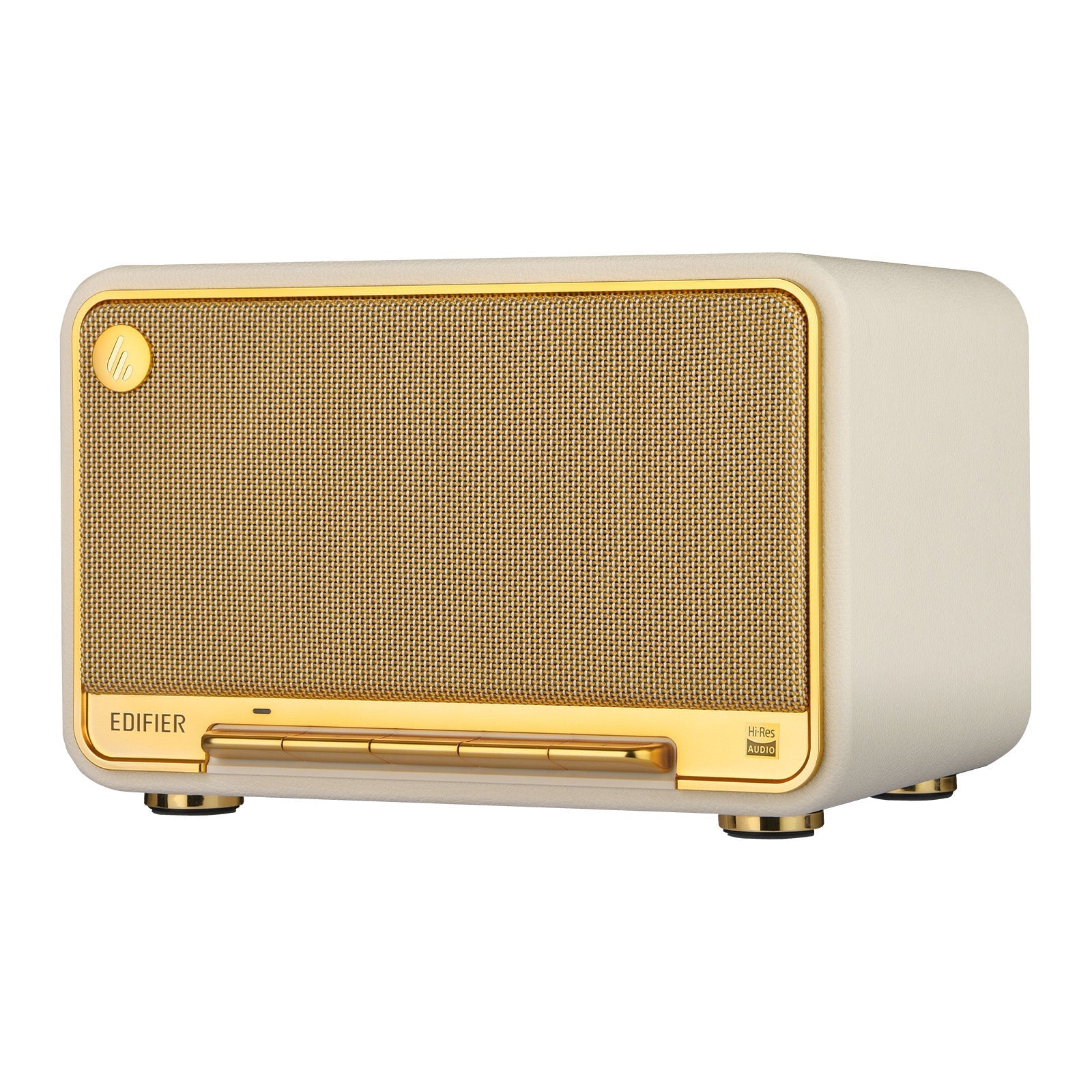 Edifier D32 Tabletop Bluetooth Speakers, Portable Retro Wireless Speaker, 60W RMS Wi-Fi and Bluetooth Sound System Compatible with AirPlay2, Multi-Point Connection, 11 Hours Playtime